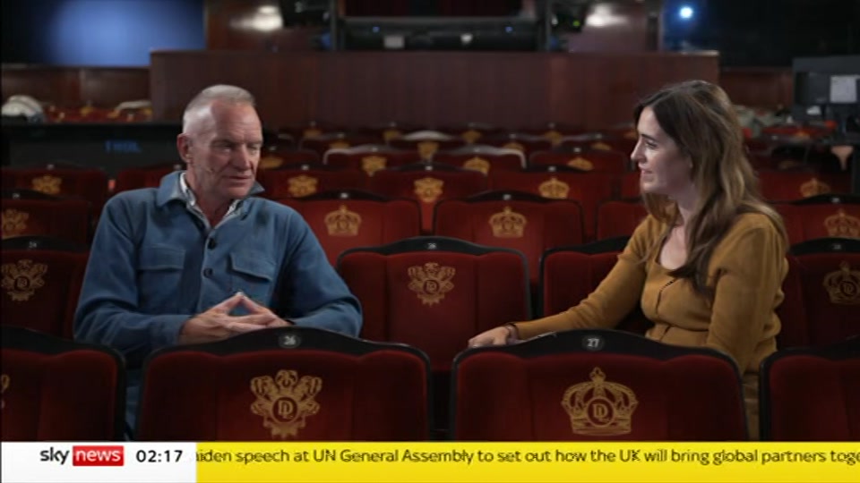 Broadcast still at 17m 30s. Sky News, 23 September 2026.