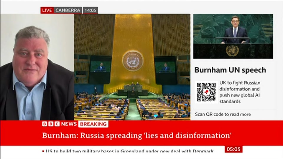 Broadcast still at 5m. BBC News, 23 September 2026.