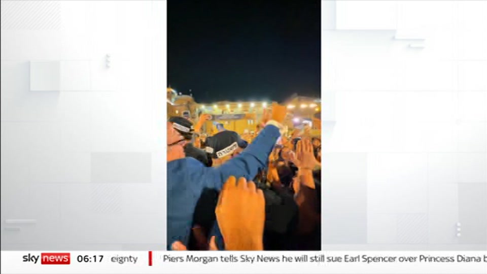 Broadcast still at 17m. Sky News, Mornings, 23 September 2026.