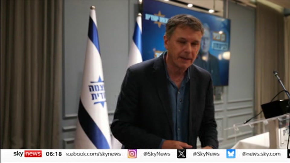 Still from Sky News at 18:00