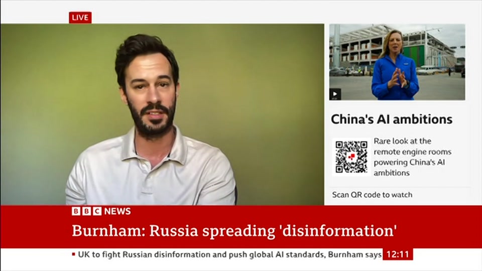 Still from BBC News at 11:00