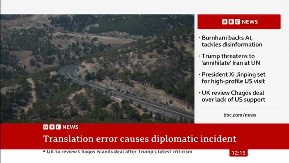 Still from BBC News at 15:30
