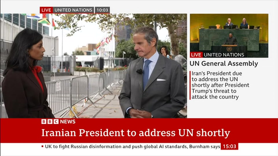 Still from BBC News at 3:30