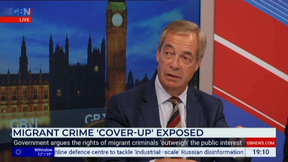 Still from GB News at 10:00