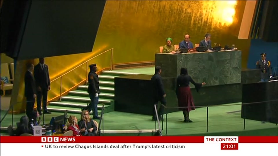 Still from BBC News at 1:00
