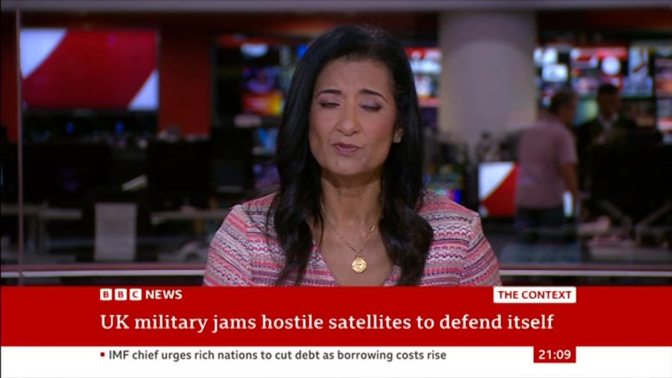 Still from BBC News at 9:30