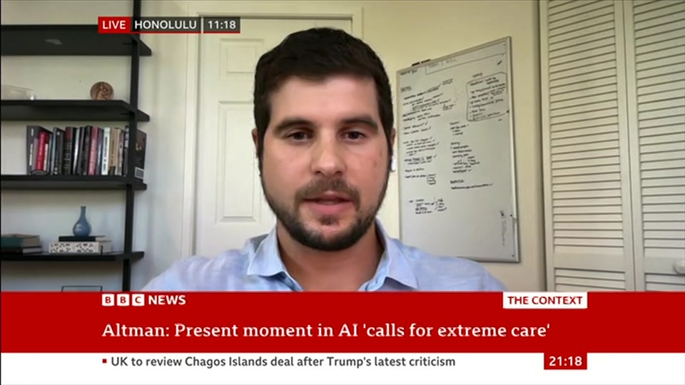 Still from BBC News at 18:00