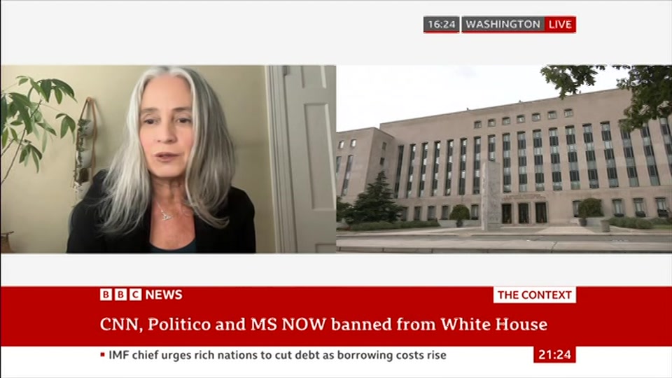 Broadcast still at 24m. BBC News, The Context, 23 September 2026.