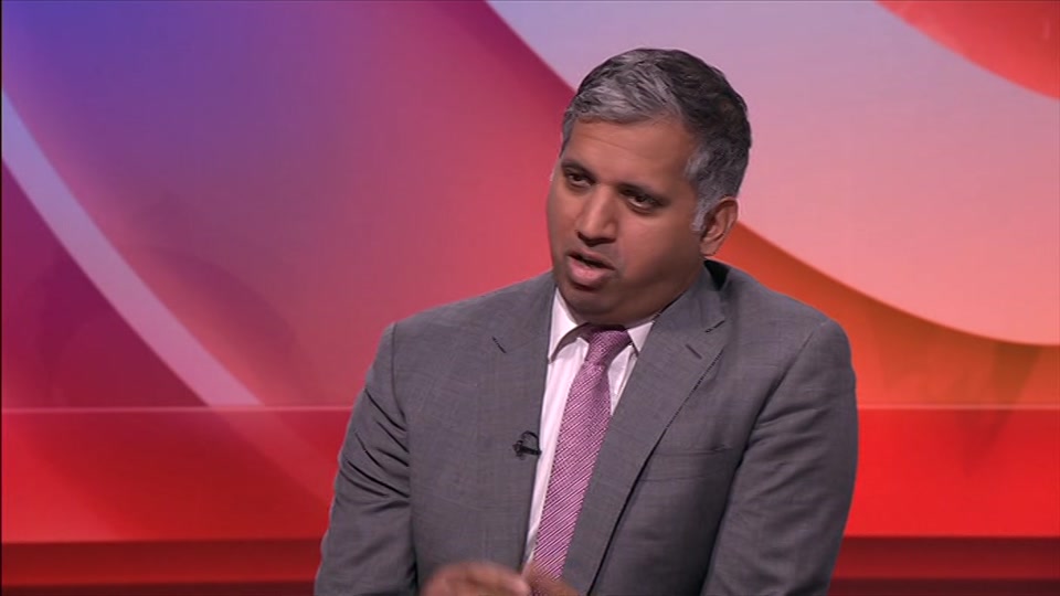 Broadcast still at 18m. BBC One, BBC News and Weather, 23 September 2026.