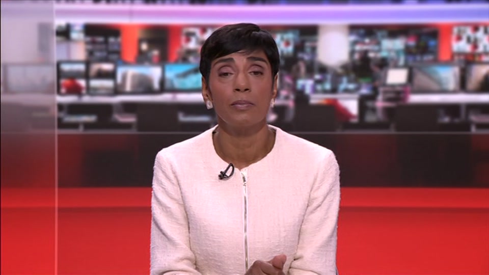 Broadcast still at 19m. BBC One, BBC News and Weather, 23 September 2026.