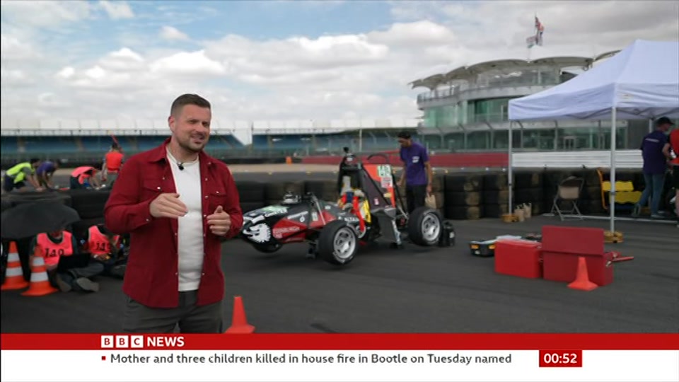 Broadcast still at 22m. BBC News, Newscast, 23 September 2026.