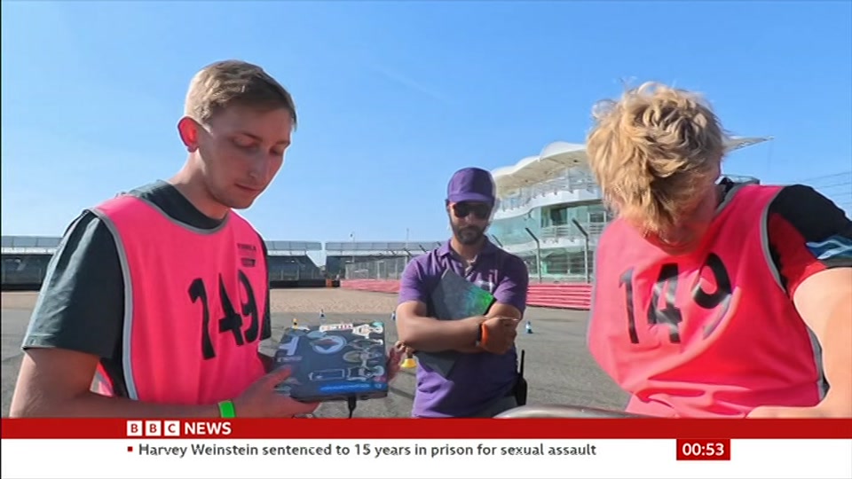 Still from BBC News at 23:00
