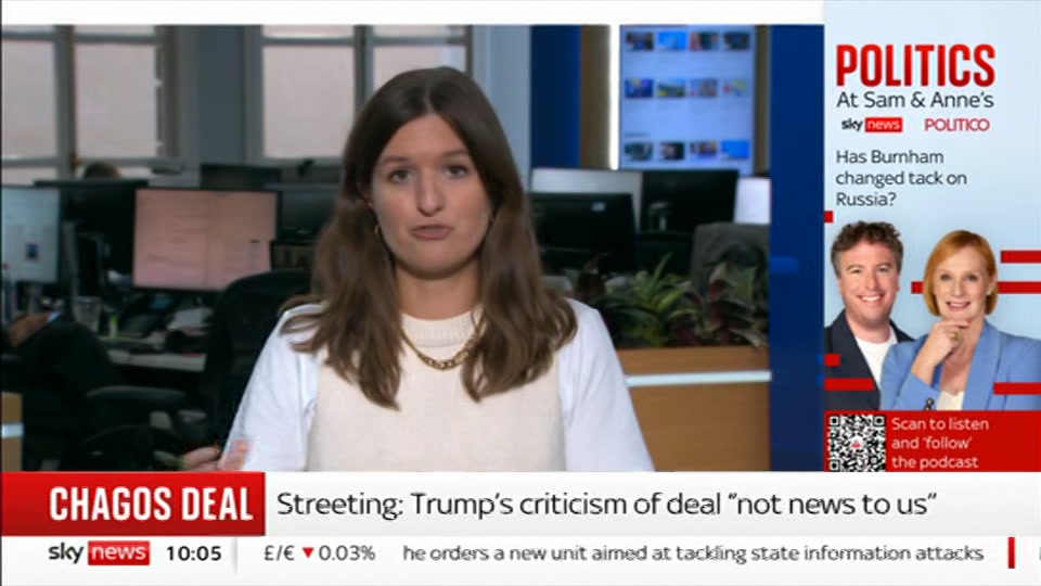 Still from Sky News at 5:30