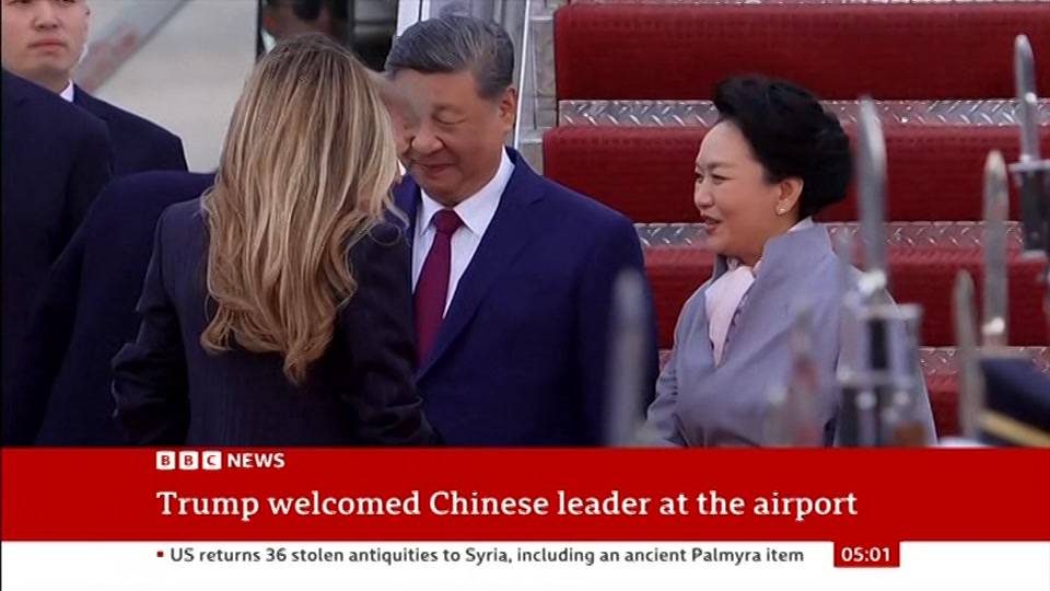 Still from BBC News at 1:00
