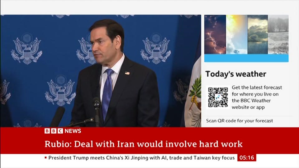 Still from BBC News at 16:30