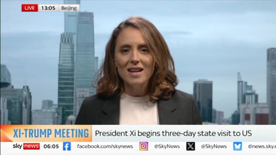 Still from Sky News at 5:00