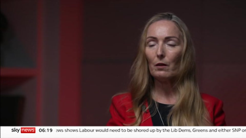Broadcast still at 19m 30s. Sky News, Mornings, 24 September 2026.