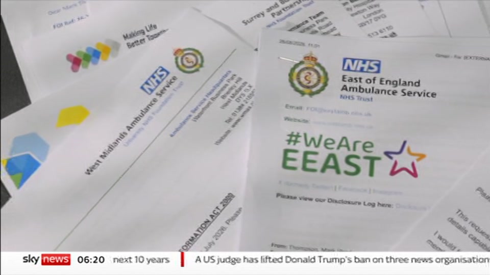 Still from Sky News at 20:00