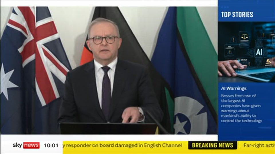 Still from Sky News at 1:30