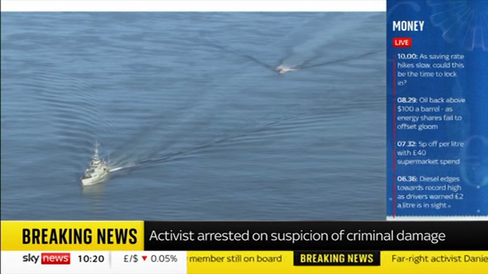 Broadcast still at 20m. Sky News, Sky News Today with Gareth Barlow, 24 September 2026.