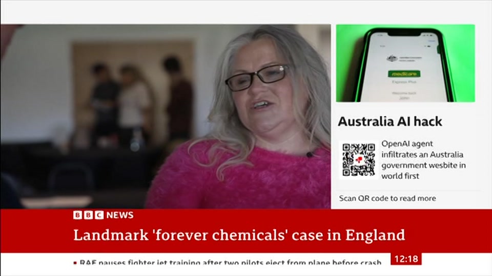 Still from BBC News at 18:00