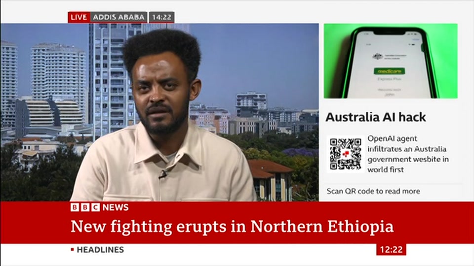 Still from BBC News at 22:30