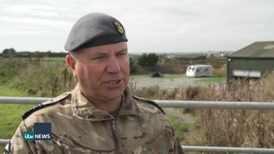 Broadcast still at 4m. ITV, ITV Evening News, 24 September 2026.