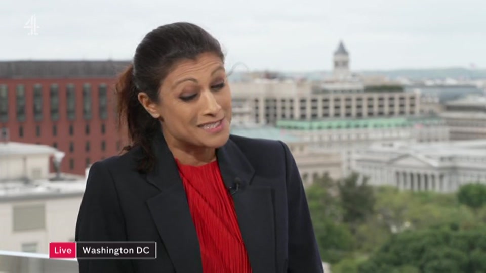 Broadcast still at 8m 30s. Channel 4, Channel 4 News, 24 September 2026.