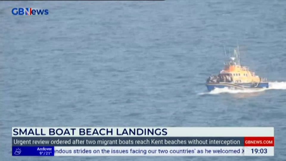 Still from GB News at 3:00