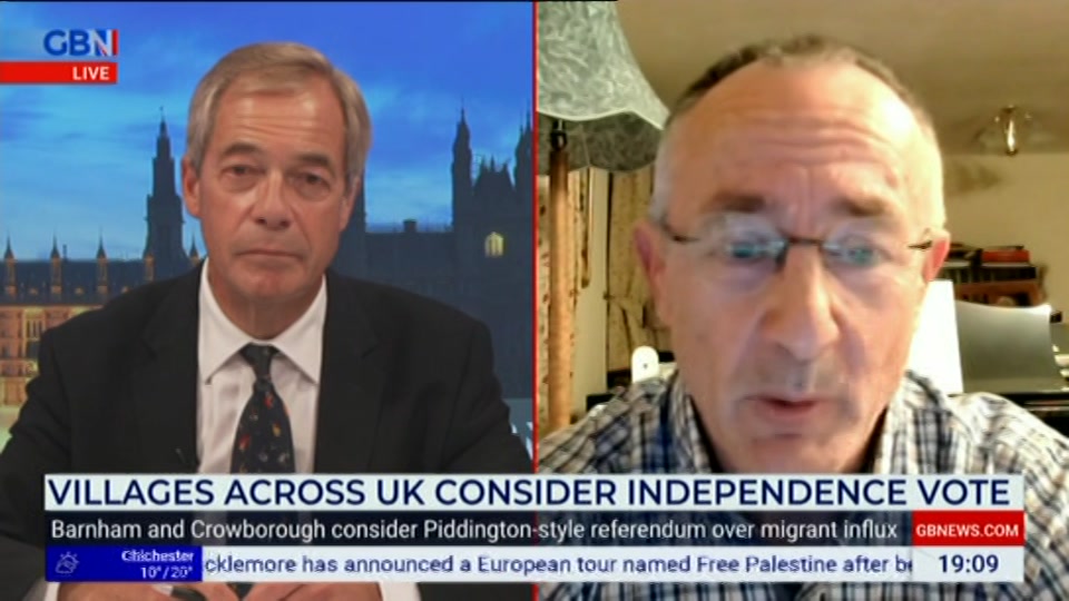 Broadcast still at 9m. GB News, New: Farage, 24 September 2026.