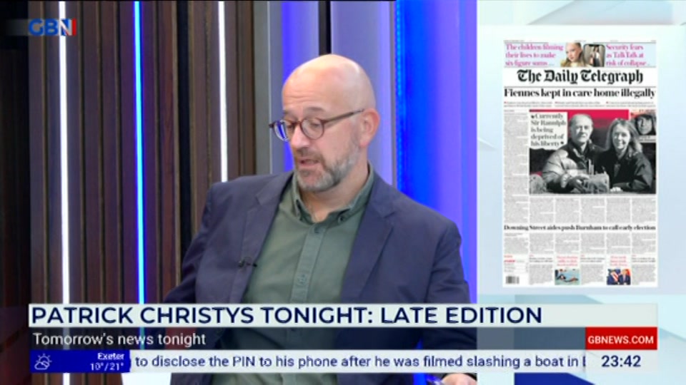 Still from GB News at 42:30