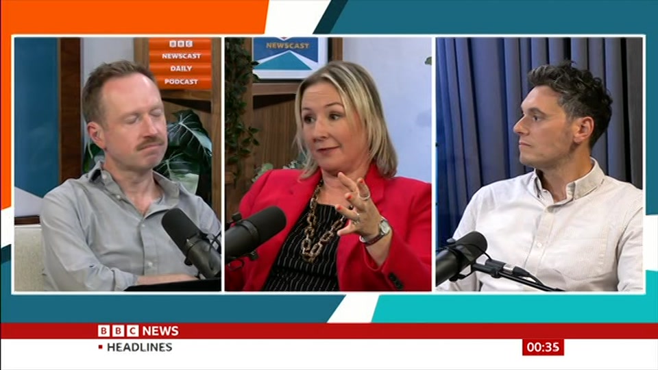 Still from BBC News at 5:00