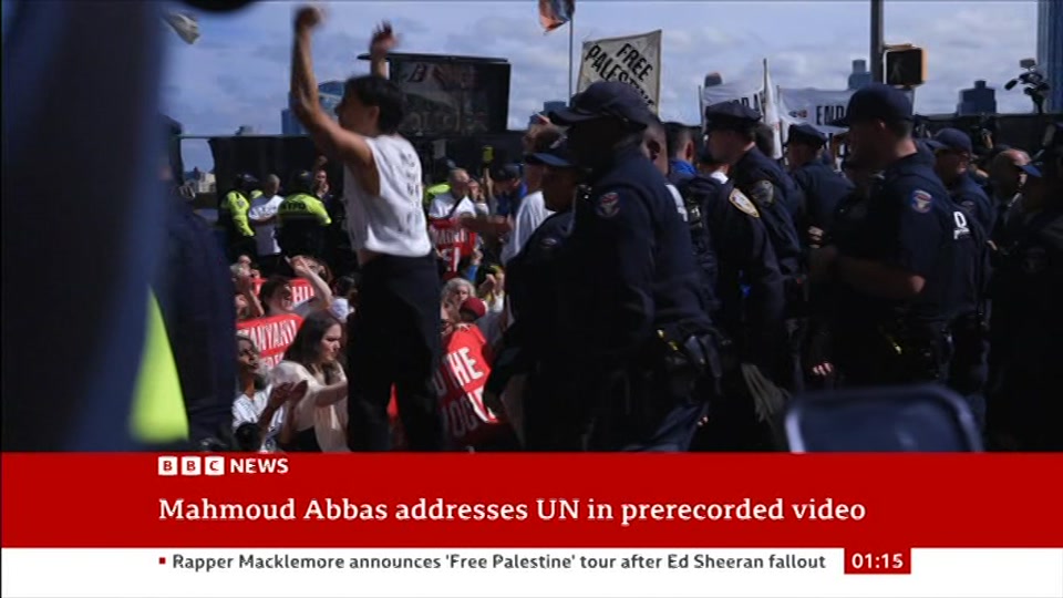 Still from BBC News at 15:00
