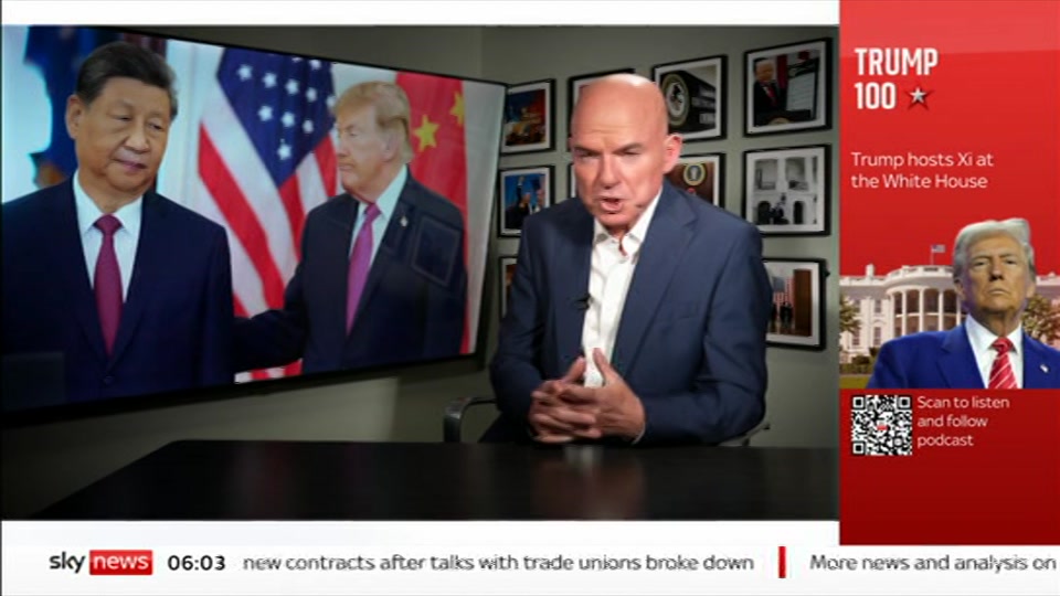 Broadcast still at 3m 30s. Sky News, Mornings with Jones and Melbourne, 25 September 2026.
