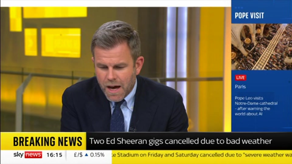 Still from Sky News at 15:00