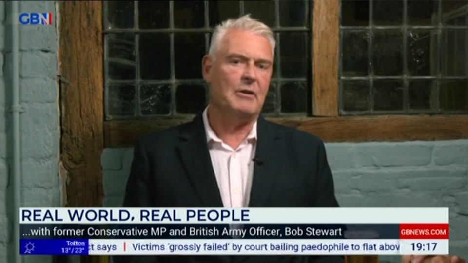 Still from GB News at 17:30