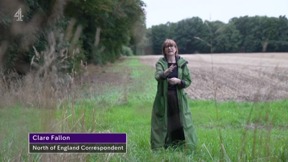 Broadcast still at 25m. Channel 4, Channel 4 News, 25 September 2026.