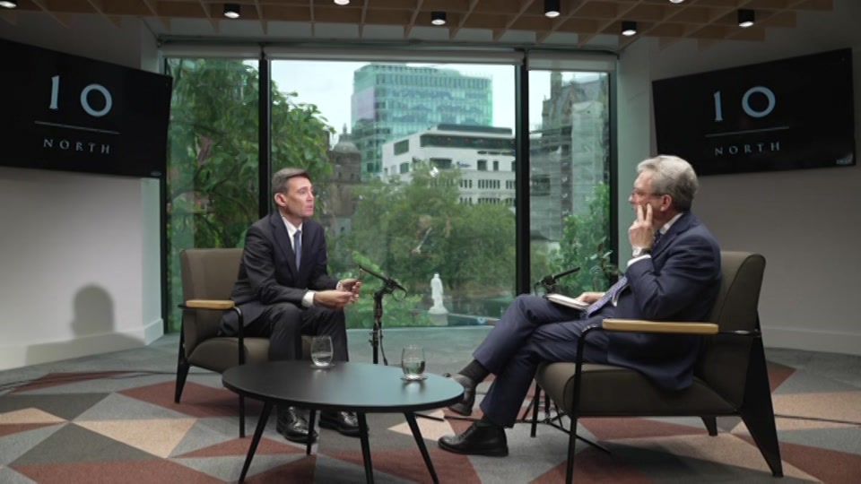 Broadcast still at 16m 30s. ITV, ITV News at Ten, 25 September 2026.