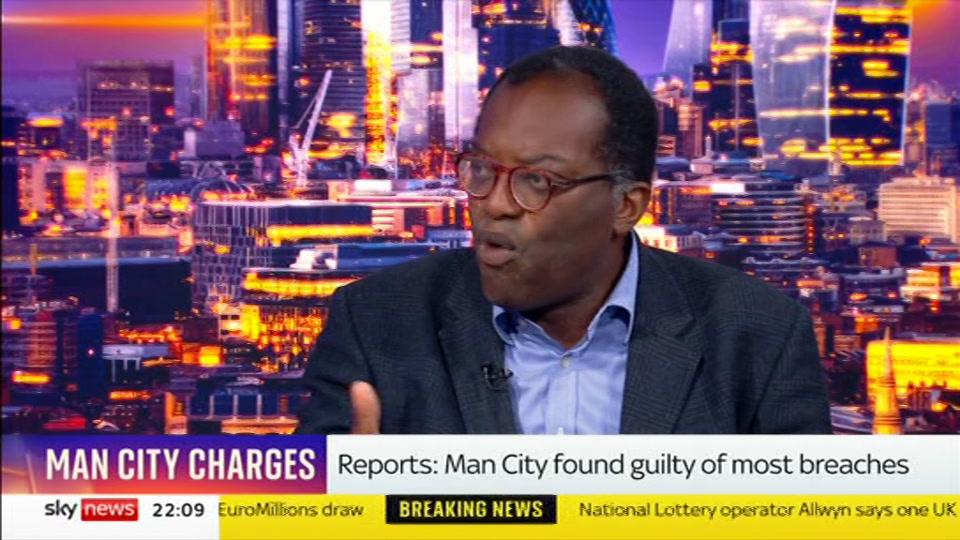 Broadcast still at 9m. Sky News, The Wrap With Gillian Joseph, 25 September 2026.