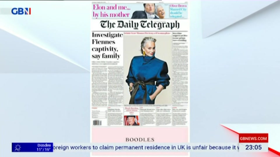 Still from GB News at 5:30