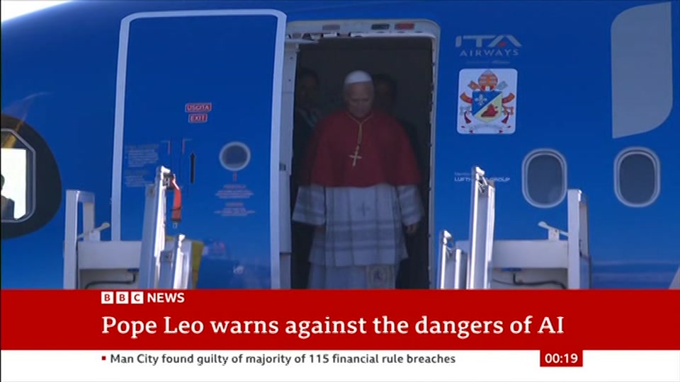 Still from BBC News at 19:00