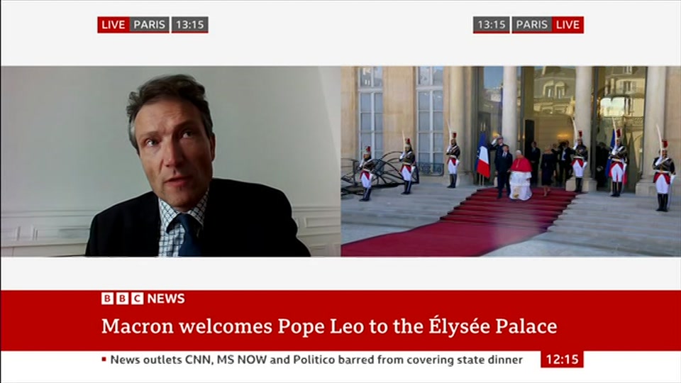 Broadcast still at 15m 30s. BBC News, BBC News Now, 25 September 2026.