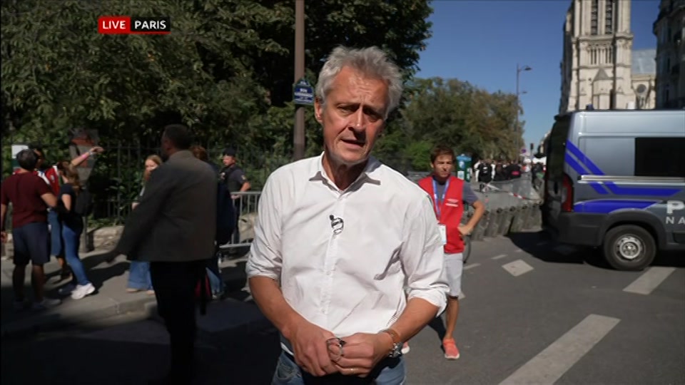 Broadcast still at 10m. BBC One, BBC News at One including..., 25 September 2026.
