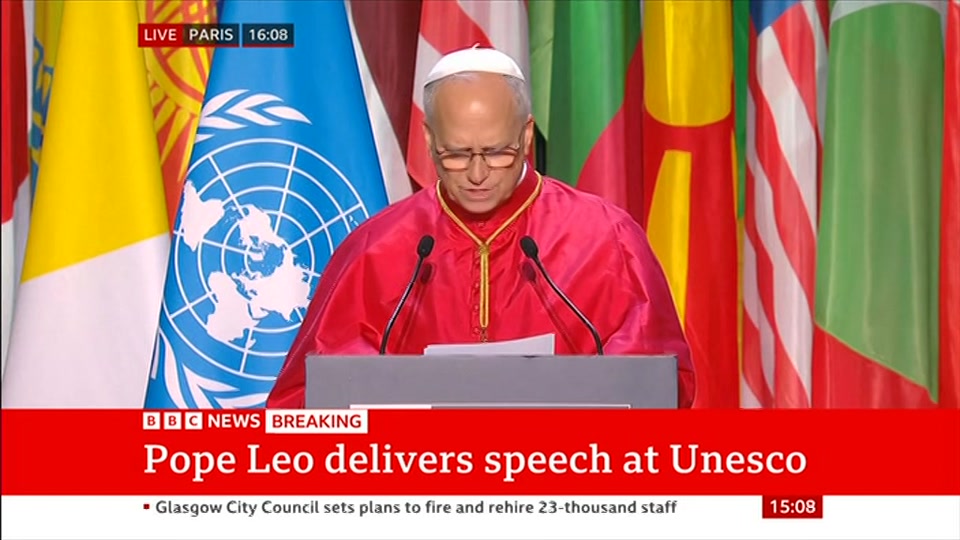 Broadcast still at 8m. BBC News, Verified Live, 25 September 2026.