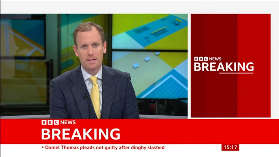 Still from BBC News at 17:00