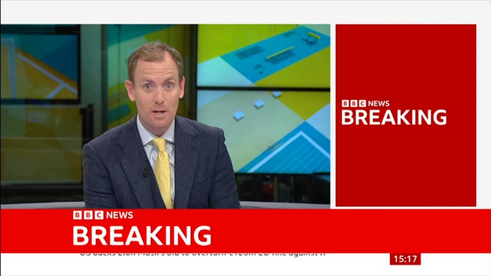 Still from BBC News at 17:30