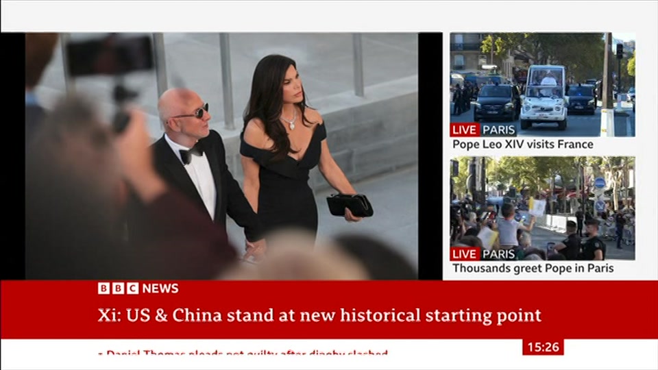Broadcast still at 26m. BBC News, Verified Live, 25 September 2026.
