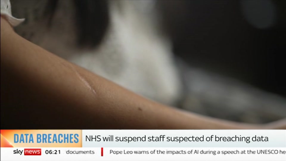 Still from Sky News at 21:00