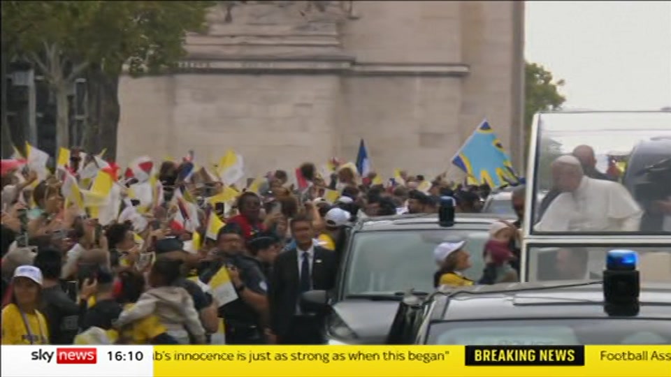 Broadcast still at 10m 30s. Sky News, Sky News Today, 26 September 2026.