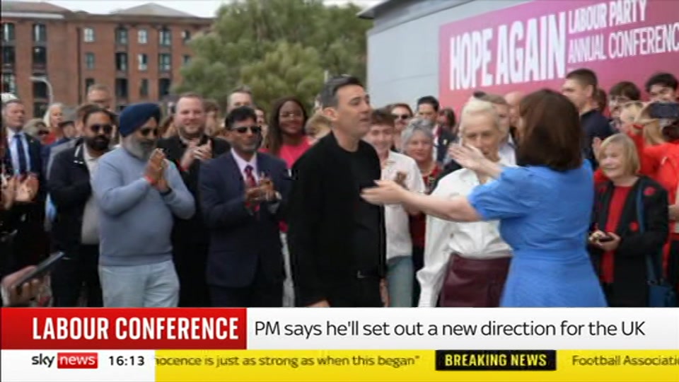 Broadcast still at 13m. Sky News, Sky News Today, 26 September 2026.